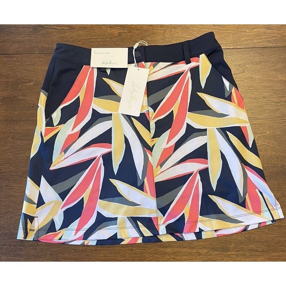 Lady Hagen Golf Skirt Skort Women's Size 4 Desert Getaway Traditional Retro Leaf
